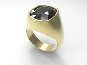 big karat ring 3D Print Model