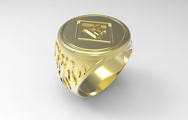 1 evro ring 3D Print Model .c4d .max .obj .3ds .fbx .stl .blend 