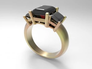 3 karatlık b&uuml;y&uuml;k y&uuml;z&uuml;k 3D Baskı Modeli