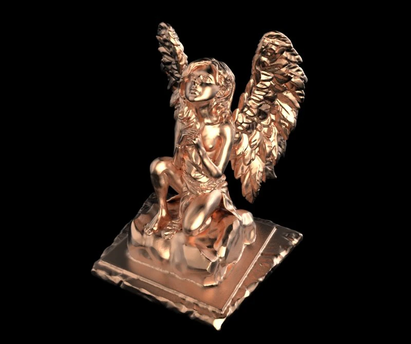 angel grand 3D Print Model .c4d .max .obj .3ds .fbx .stl .blend 