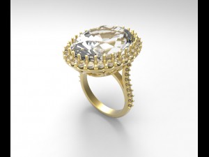 big aqua ring Modèles 3D en vedette
