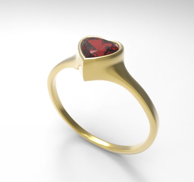 love ring Modello di stampa 3D .c4d .max .obj .3ds .fbx .stl .blend 