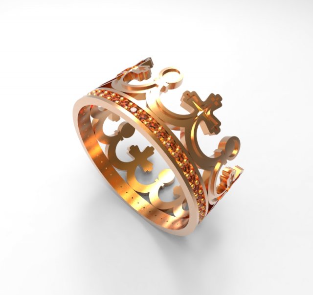 korona ring 33 Modelo de Impressão 3D .c4d .max .obj .3ds .fbx .stl .blend 