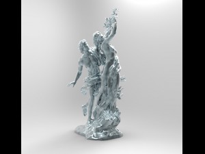 scuplt man and woman 3Dプリントモデル