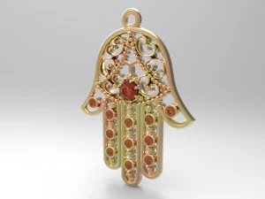 india culon pandante 3D Print Model