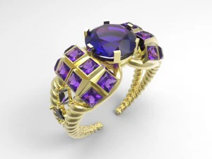 anello da 7 quarti Modello di stampa 3D