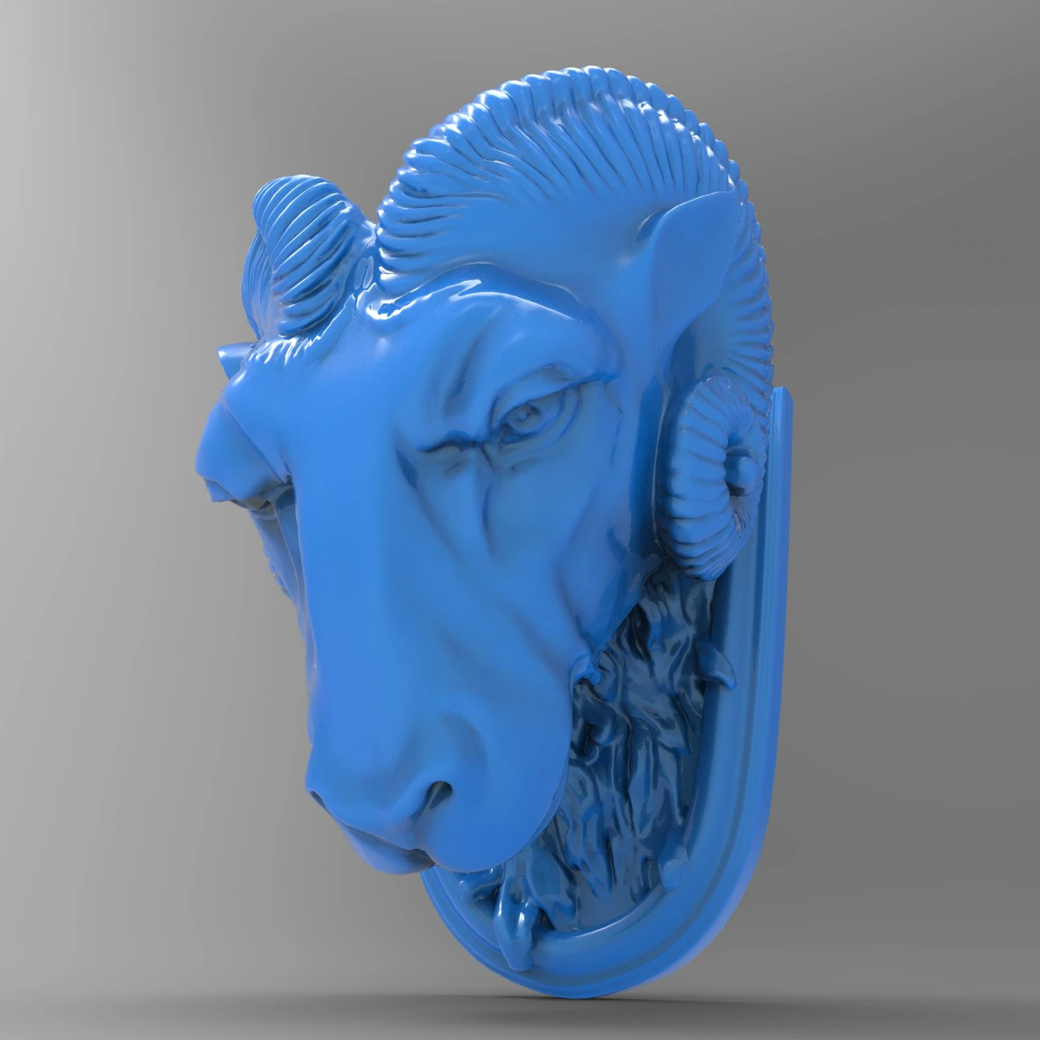 kozel 3D Print Model .c4d .max .obj .3ds .fbx .stl .blend