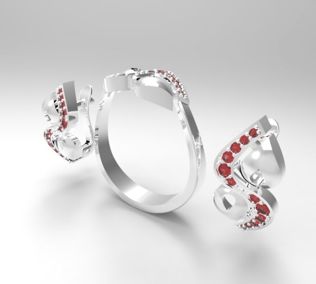 ring 02 3D-Druckmodell .c4d .max .obj .3ds .fbx .stl .blend 