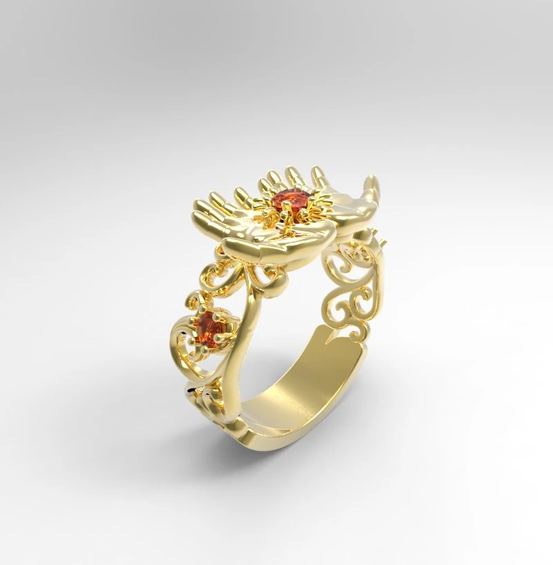 ring 03 3D Print Model .c4d .max .obj .3ds .fbx .stl .blend 