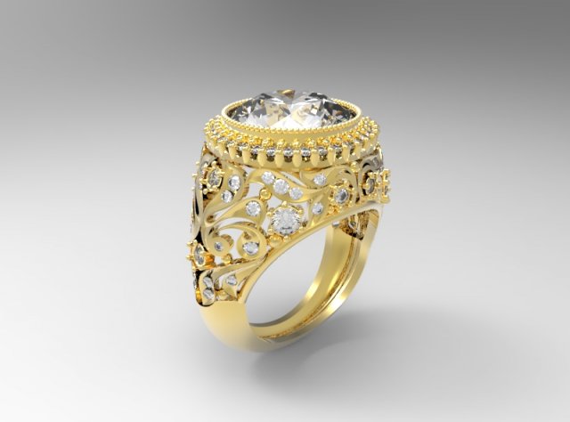 ring vetochi 3D Print Model .c4d .max .obj .3ds .fbx .stl .blend 