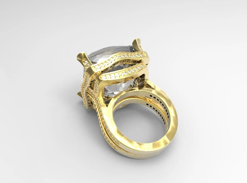 кільце 116 3D Принт Модель .c4d .max .obj .3ds .fbx .stl .blend 