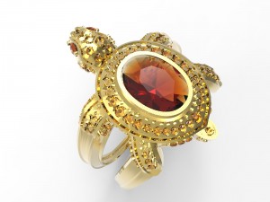 turtle ring turtle ring 3D Print Model