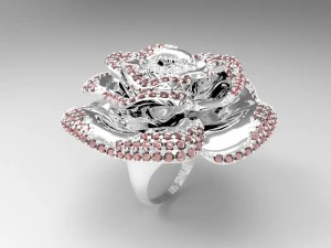 &ccedil;ok b&uuml;y&uuml;k &ccedil;i&ccedil;ekli y&uuml;z&uuml;k 3D Baskı Modeli