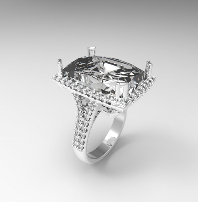 ring 022 3D Baskı Modeli .c4d .max .obj .3ds .fbx .stl .blend