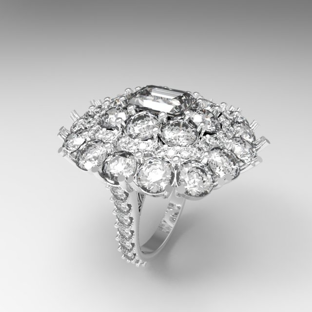 flow ring 3D Baskı Modeli .c4d .max .obj .3ds .fbx .stl .blend 
