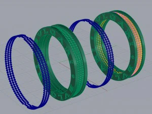 aşk bilekliği bulgar 3D Baskı Modeli
