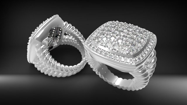 kanat ring 3D प्रिंट मॉडल .c4d .max .obj .3ds .fbx .stl .blend 