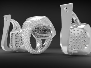 kanat ring 3D प्रिंट मॉडल