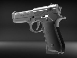 pistol 1 3D Print Model