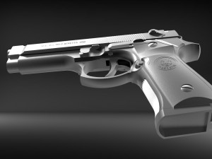 pistol 1 Modelo de Impressão 3D