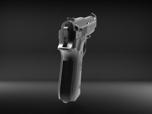 pistol 1 Modelo de Impressão 3D
