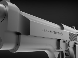 pistol 1 Modelo de Impressão 3D