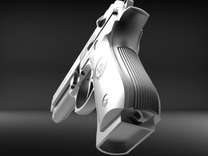 pistol 1 Modelo de Impressão 3D