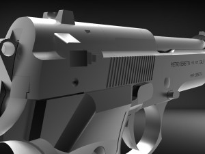 pistol 1 Modelo de Impressão 3D