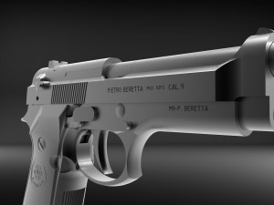 pistol 1 Modelo de Impressão 3D