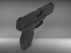 pistol 2 3D Print Model