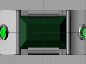 emerald octagon ring 3D Model
