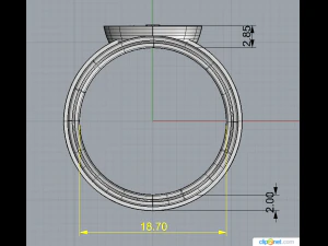 ring ad majorem dei gloriam 3D Model