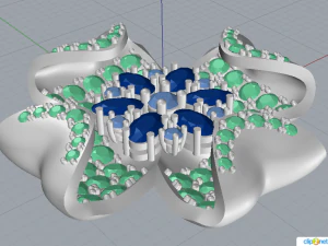 jewelry flower 3D Model