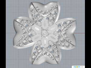 jewelry flower Modelo 3D