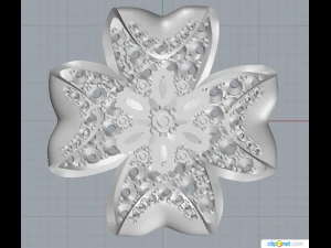 jewelry flower 3D Model