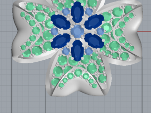 jewelry flower Modelo 3D