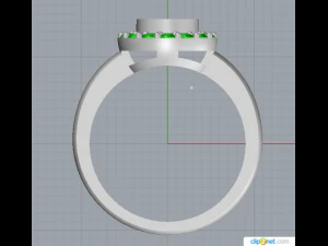 ring for central gem 3D Print Model