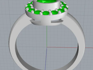 ring for central gem 3D Print Model