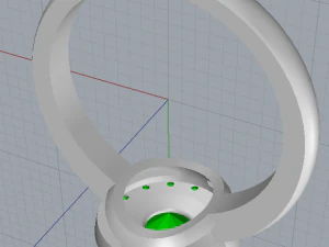 ring for central gem 3D Print Model