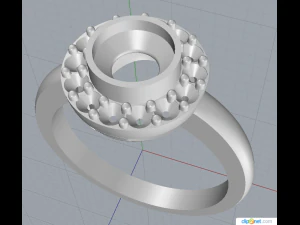 ring for central gem 3D Print Model