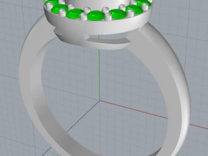 ring for central gem 3D Print Model