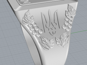 ring ukraine Model Cetak 3D