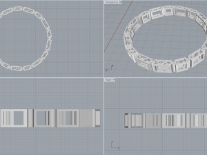 bracelet links Modèles 3D en vedette