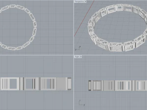bracelet links 3D Print Model