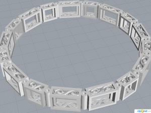 bracelet links Modèles 3D en vedette