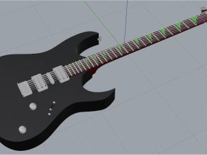 гитара ибанез 3D Модель