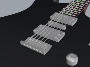 guitar ibanez 3D Model
