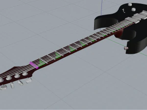 guitar ibanez 3D Model