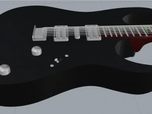 guitar ibanez 3D Model