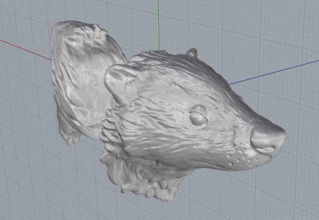 badger Model 3D .c4d .max .obj .3ds .fbx .stl .blend 